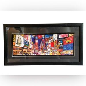 Framed Times Square 3D Artwork